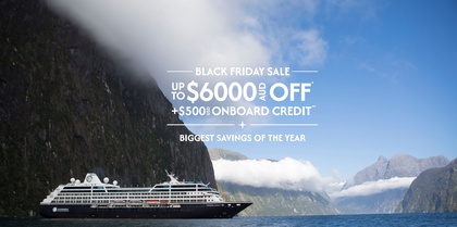 Azamara - Black Friday Sale Ocean Cruise and luxury holiday experience
