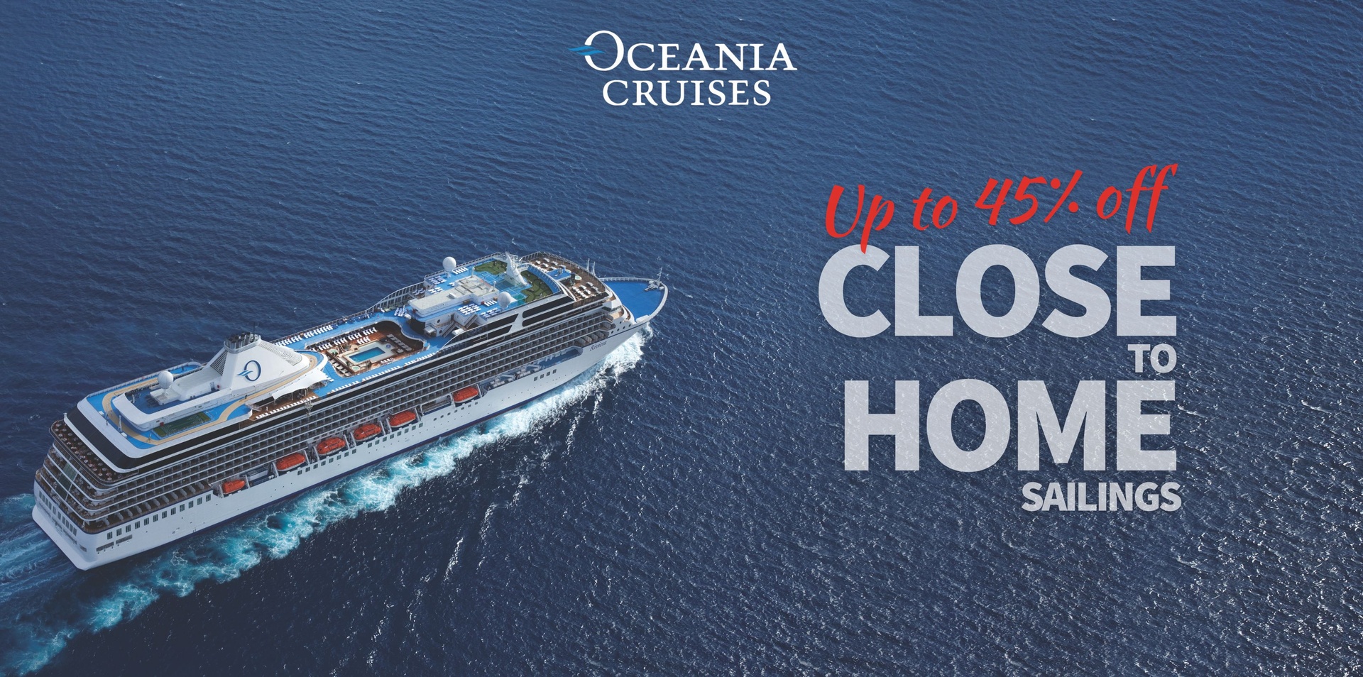 45% off Oceania
