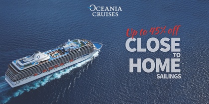 45% off Oceania Ocean Cruise and luxury holiday experience